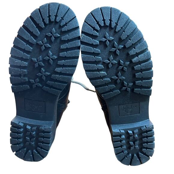 Style & Co Black Lace Up Hiker Boots NEW Size 5 - Picture 10 of 11